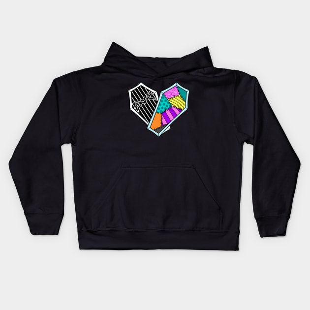 Coffin Heart Kids Hoodie by RavenWake